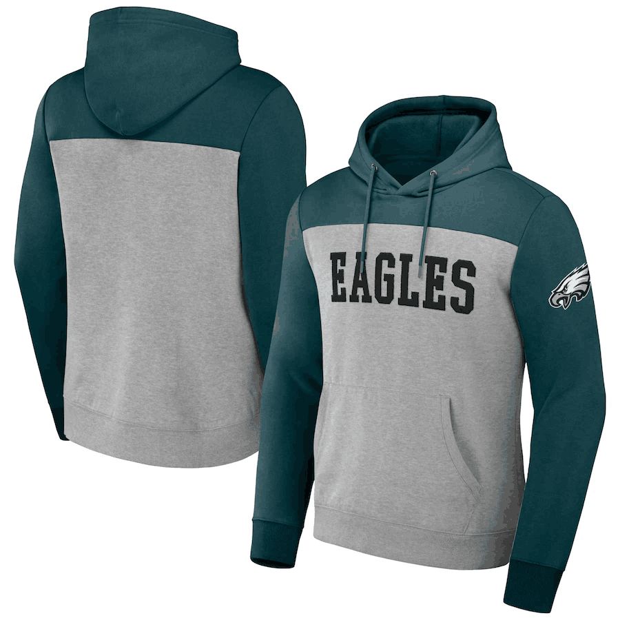 Men 2023 NFL Philadelphia Eagles grey Sweatshirt style 1->miami dolphins->NFL Jersey